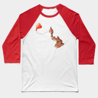 Nurse Shark Heart Baseball T-Shirt